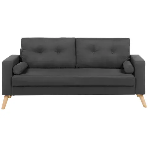 KALMAR - Tweezitsbank - Donkergrijs - Polyester – afbeelding 2