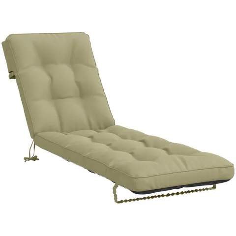 vidaXL Coussin de transat VIANEN 100 % polyester Vert clair – 506744 – image 2