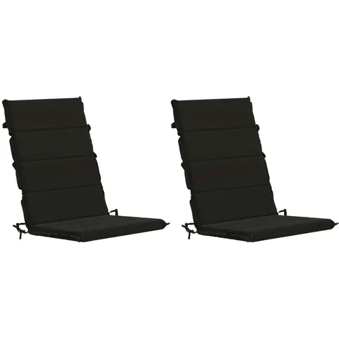 vidaXL Coussin de chaise à dossier haut GEMERT 2 pc 100 % polyester – 429234 – image 2