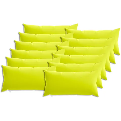 vidaXL Coussin 12 pc HEERLEN Vert vif. 40 x 80 cm Polyester – image 2