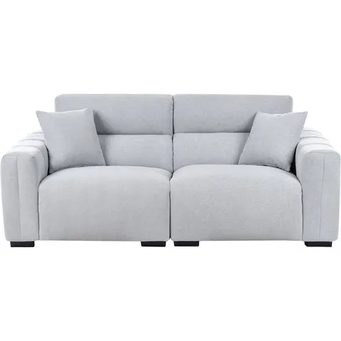 FAUSKAN - Driezitsbank - Lichtblauw - Polyester – afbeelding 2