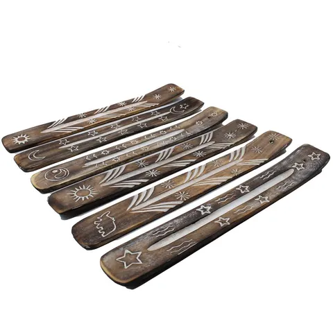 White Washed Incense Holder - Simple – afbeelding 2
