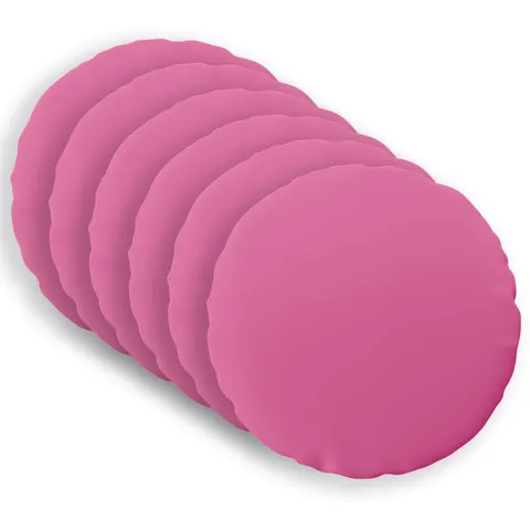 vidaXL Coussin 6 pc HEERLEN Rose Ø 60 cm Polyester – image 2