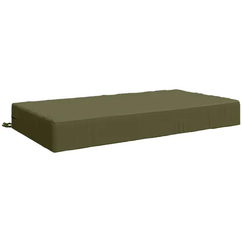 vidaXL Coussin d’assise SOEST 100 % polyester Vert olive – 435457 – image 2