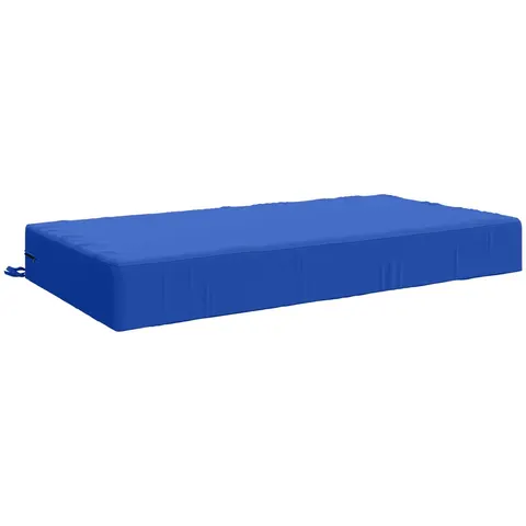 vidaXL Coussin d’assise SOEST 100 % polyester Bleu royal – 411543 – image 2