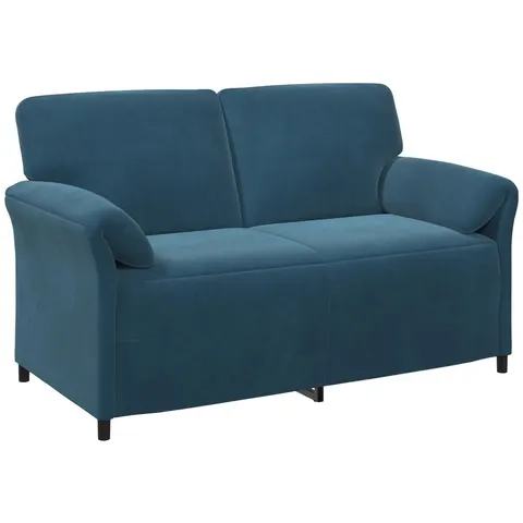 vidaXL Sofa 2 places Bleu Velours – 788985 – image 2