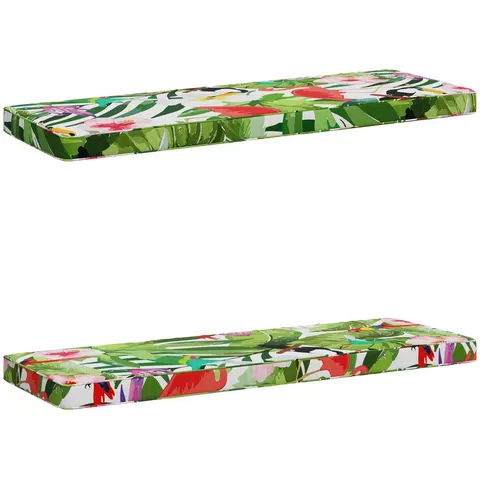 vidaXL Coussins de banc 2 pièces VUGHT 2 pc 100 % polyester – 480488 – image 2