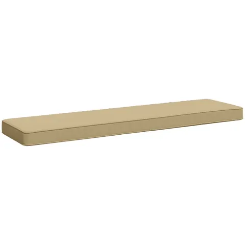vidaXL Coussin de banc 1 pièce VUGHT 100 % polyester Beige – 474579 – image 2