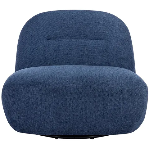 vente-unique.com Fauteuil droit polyester bleu 82x73x84cm – image 3