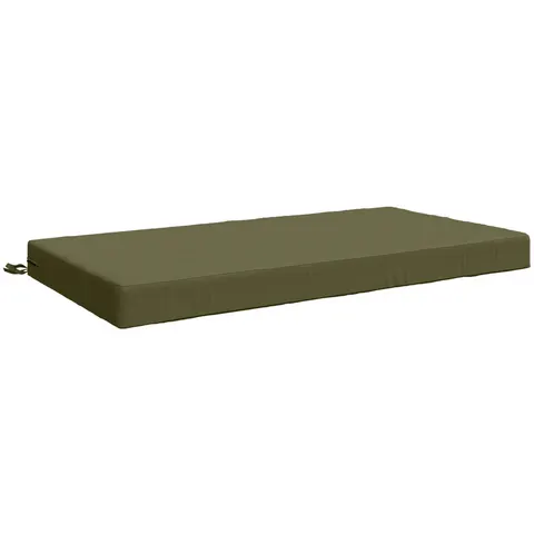 vidaXL Coussin d’assise SOEST 100 % polyester Vert olive – 436324 – image 3