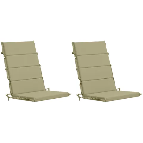 vidaXL Coussin de chaise à dossier haut GEMERT 2 pc 100 % polyester – 428817 – image 3
