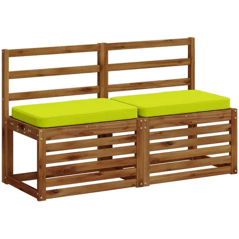 vidaXL Coussin de banc 1 pièce VUGHT 100 % polyester Vert vif. – 478652 – image 3