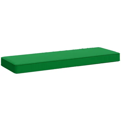 vidaXL Coussin de banc 1 pièce VUGHT 100 % polyester Vert – 479352 – image 3