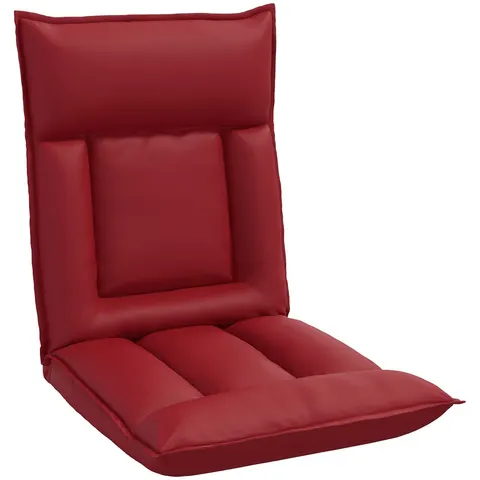 vidaXL Fauteuil de sol ajustable Bordeaux Simili cuir – 531895 – image 2