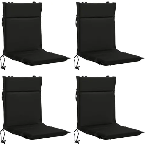 vidaXL Coussin de chaise à dossier bas GEMERT 4 pc 100 % polyester – 433064 – image 2
