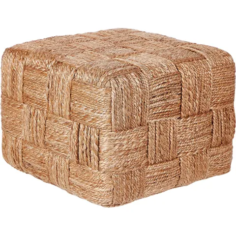 HOSRI - Poef - Beige - Jute – afbeelding 2