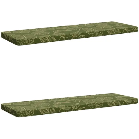 vidaXL Coussins de banc 2 pièces VUGHT 2 pc 100 % polyester – 488101 – image 2