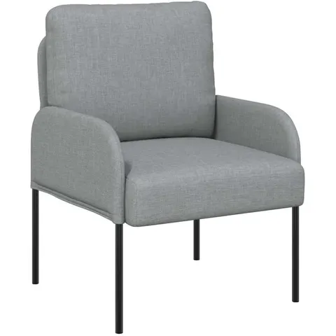 vidaXL Canapés avec coussin 55cm Gris clair Contreplaqué – 339958 – image 2