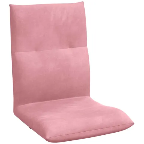 vidaXL Fauteuil de sol ajustable Rose Velours – 531819 – image 2