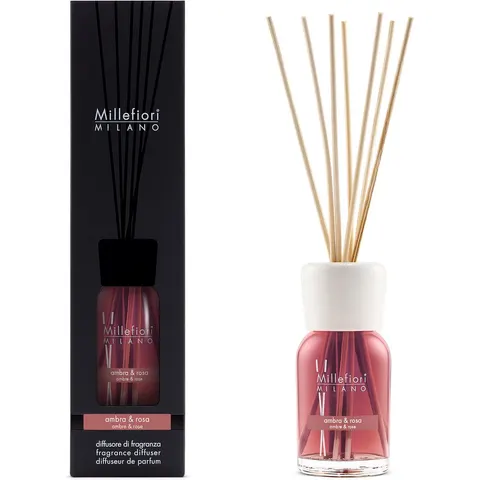 Millefiori Ambra & Rosa aroma diffuser 100 ml – afbeelding 3