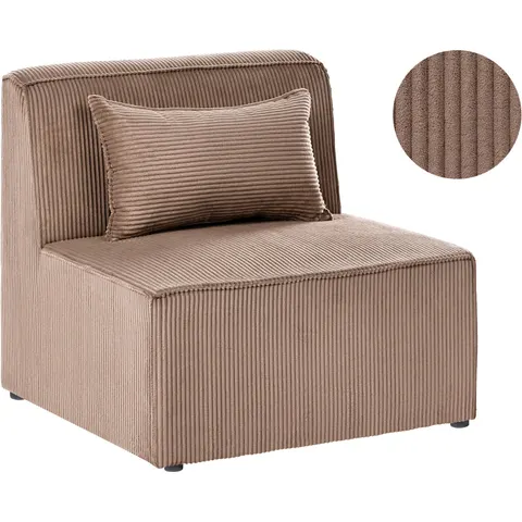LEMVIG - Zitmodule - Zandbeige - Corduroy – afbeelding 2
