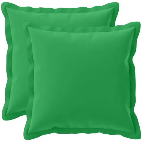 vidaXL Coussin avec oreiller HOUTEN 2 pc Vert Polyester – 773084 – image 2