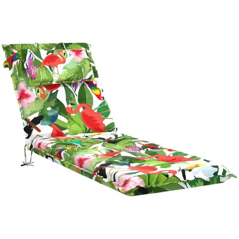 vidaXL Coussin de transat GEMERT 100 % polyester Multicolore – 443759 – image 2