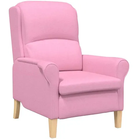 vidaXL fauteuil Rose tissu – image 2