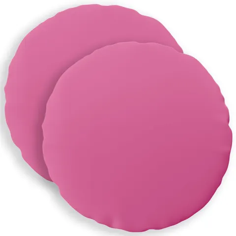 vidaXL Coussin 2 pc HEERLEN Rose Ø 40 cm Polyester – image 2
