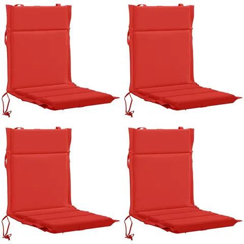 vidaXL Coussin de chaise à dossier bas GEMERT 4 pc 100 % polyester – 433606 – image 2