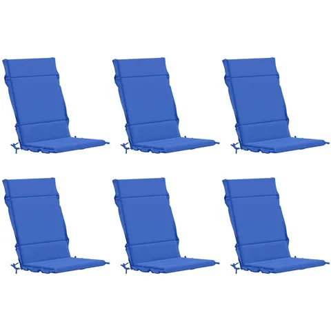 vidaXL Coussin de chaise à dossier haut GEMERT 6 pc 100 % polyester – 432470 – image 3