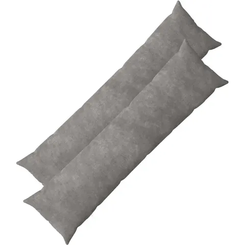 vidaXL Coussin 2 pc HEERLEN Gris clair 40 x 145 cm – image 2