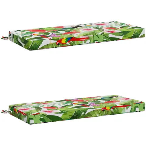 vidaXL Coussins de Banc SOEST 2 pc 100 % polyester Multicolore – 470045 – image 3