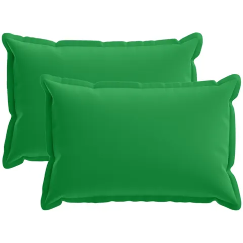 vidaXL Coussin 2 pc HOUTEN Vert 40 x 60 cm Polyester – image 2