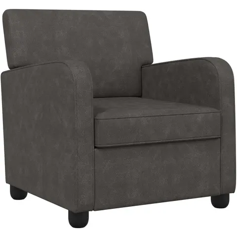 vidaXL Fauteuil Noir antique Simili cuir – image 2