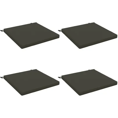vidaXL Coussins de siège SOEST 4 pc 100 % polyester Anthracite – 415053 – image 3