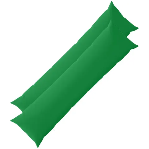 vidaXL Coussin 2 pc HEERLEN Vert 40 x 145 cm Polyester – image 2