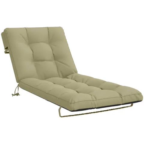 vidaXL Coussin de transat VIANEN 100 % polyester Vert clair – 507222 – image 2
