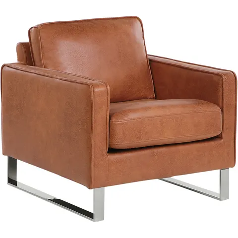VIND - Fauteuil - Goudbruin - Kunstleer – afbeelding 2