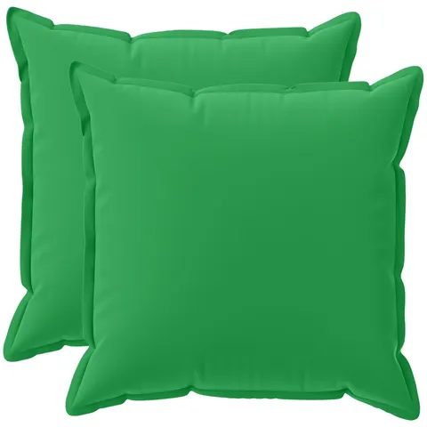 vidaXL Coussin 2 pc HOUTEN Vert 80 x 80 cm Polyester – image 2