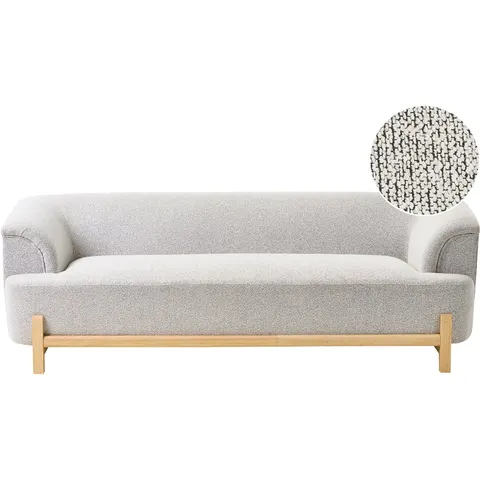 ALNOR - Driezitsbank - Lichtgrijs - Polyester – afbeelding 2