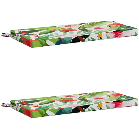 vidaXL Coussins de Banc SOEST 2 pc 100 % polyester Multicolore – 454960 – image 3