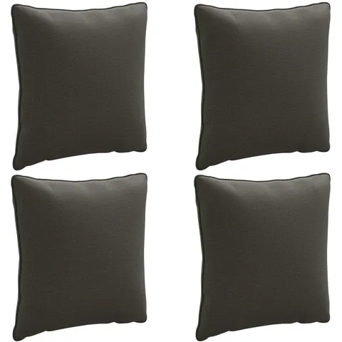 vidaXL Coussin de dos PUTTEN 4 pc 100 % polyester Anthracite – 419693 – image 2