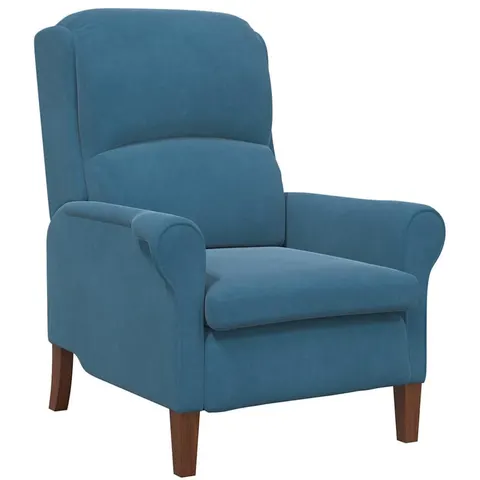vidaXL fauteuil Bleu Velours – 291011 – image 2