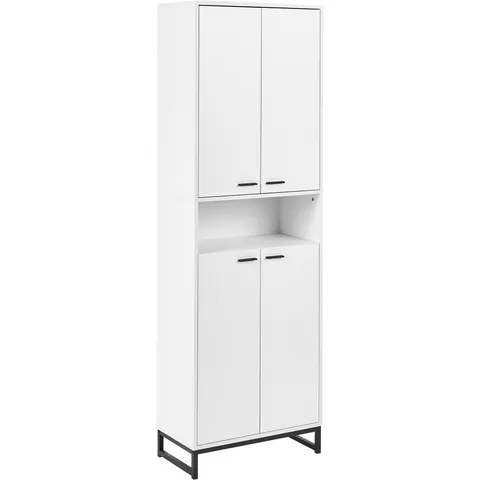 MATANE - Schoenenkast - Wit - 60 x 186 cm - MDF – afbeelding 2