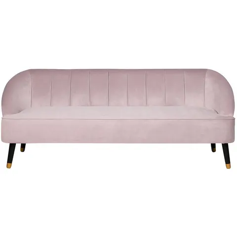 ALSVAG - Driezitsbank - Roze - Fluweel – afbeelding 2