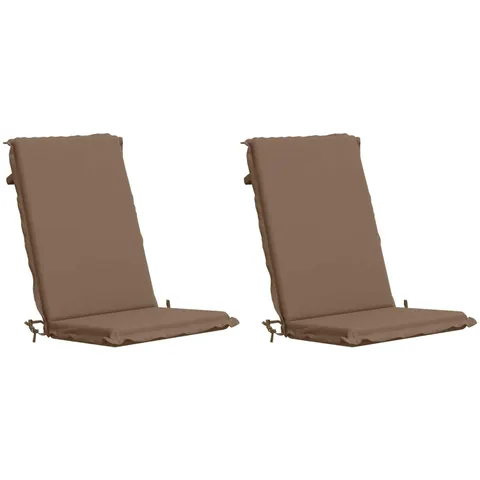 vidaXL Coussin de chaise à dossier haut GEMERT 2 pc 100 % polyester – 427100 – image 3
