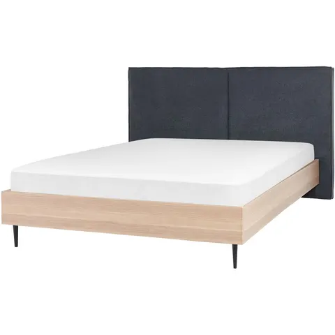 IZERNORE - Bed - Donkergrijs - 160 x 200 cm - Polyester – afbeelding 2