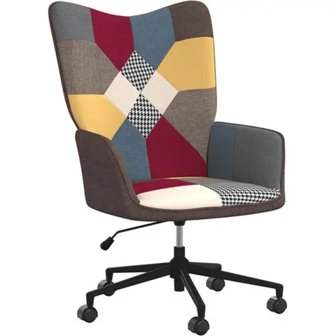 vidaXL Chaise de relaxation Patchwork Tissu – 425657 – image 2