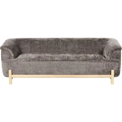 ALNOR - Driezitsbank - Bruin - Chenille – afbeelding 2